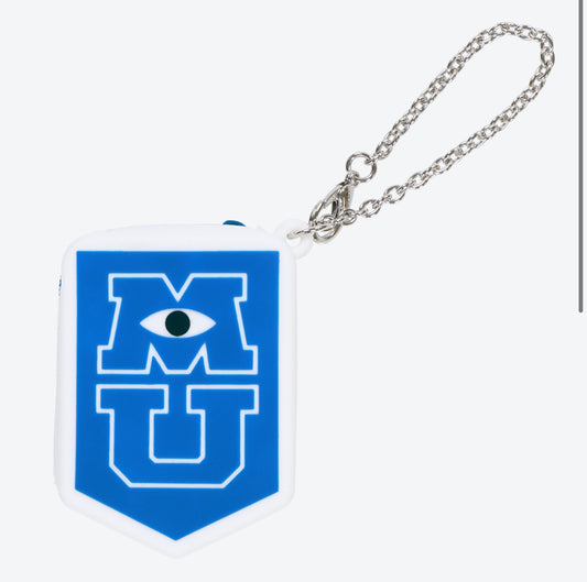 Tokyo Disney monsters university silicone coin pouch keychain