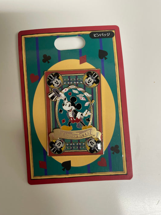 Disney store Japan Mickey card pin