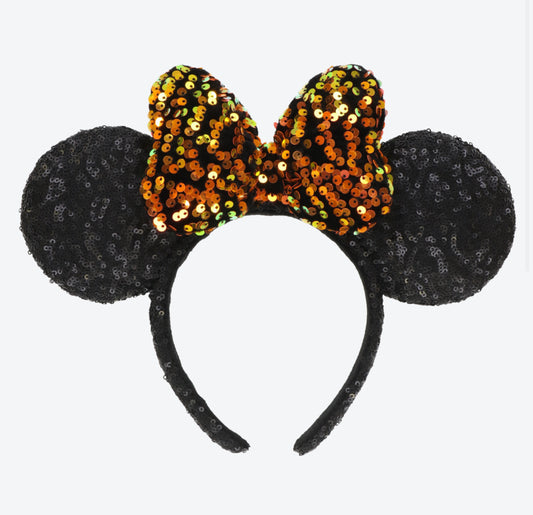 Tokyo Disney orange bow headband