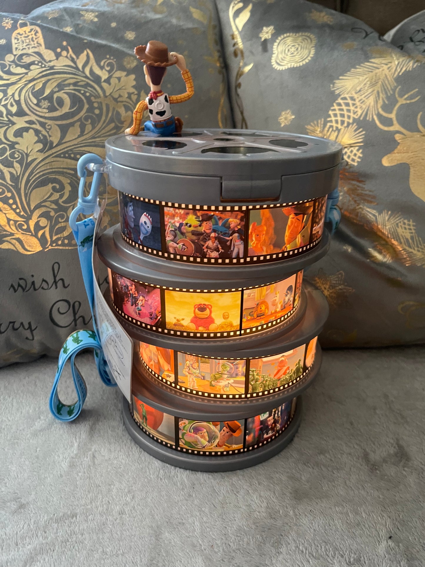 Tokyo Disney toy story woody light up popcorn bucket