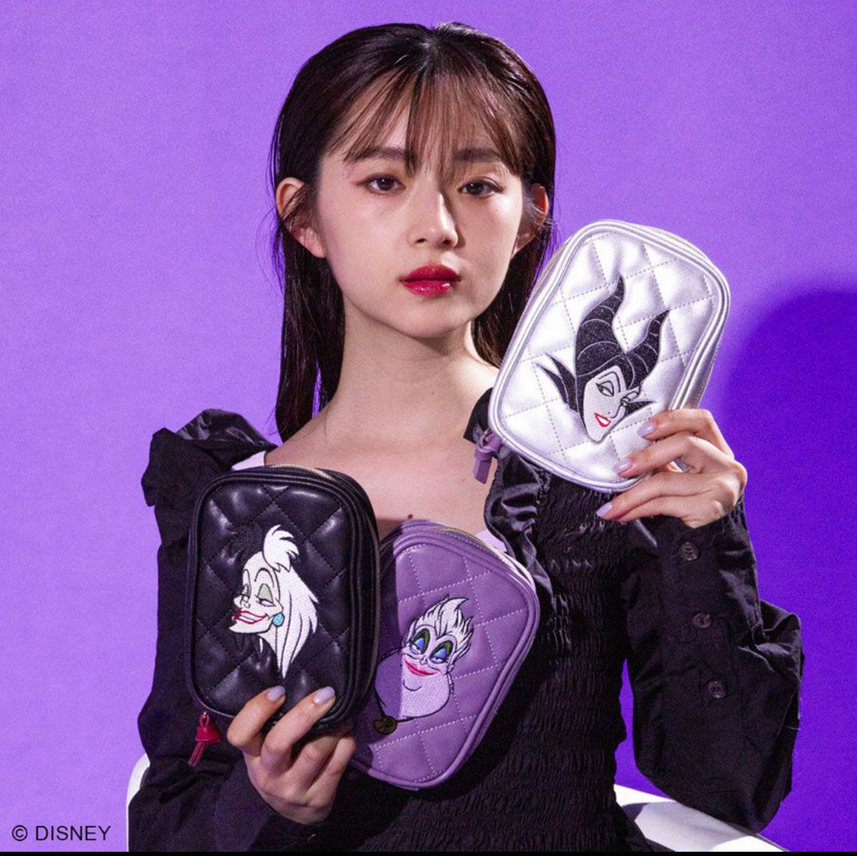 Accommode villains Pouch Ursula Cruella Malificent