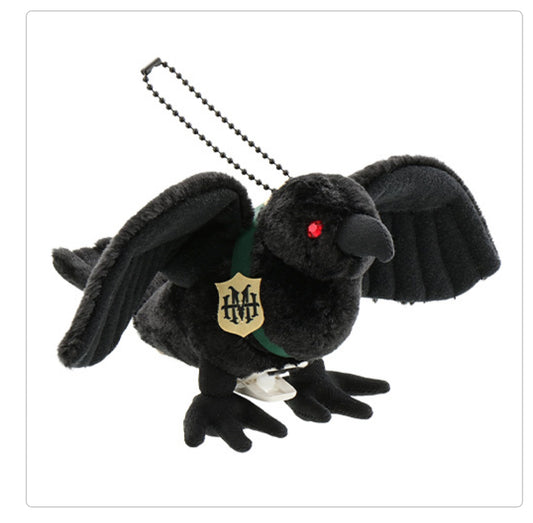 Tokyo Disney haunted mansion raven keychain badge plush 2/7 release