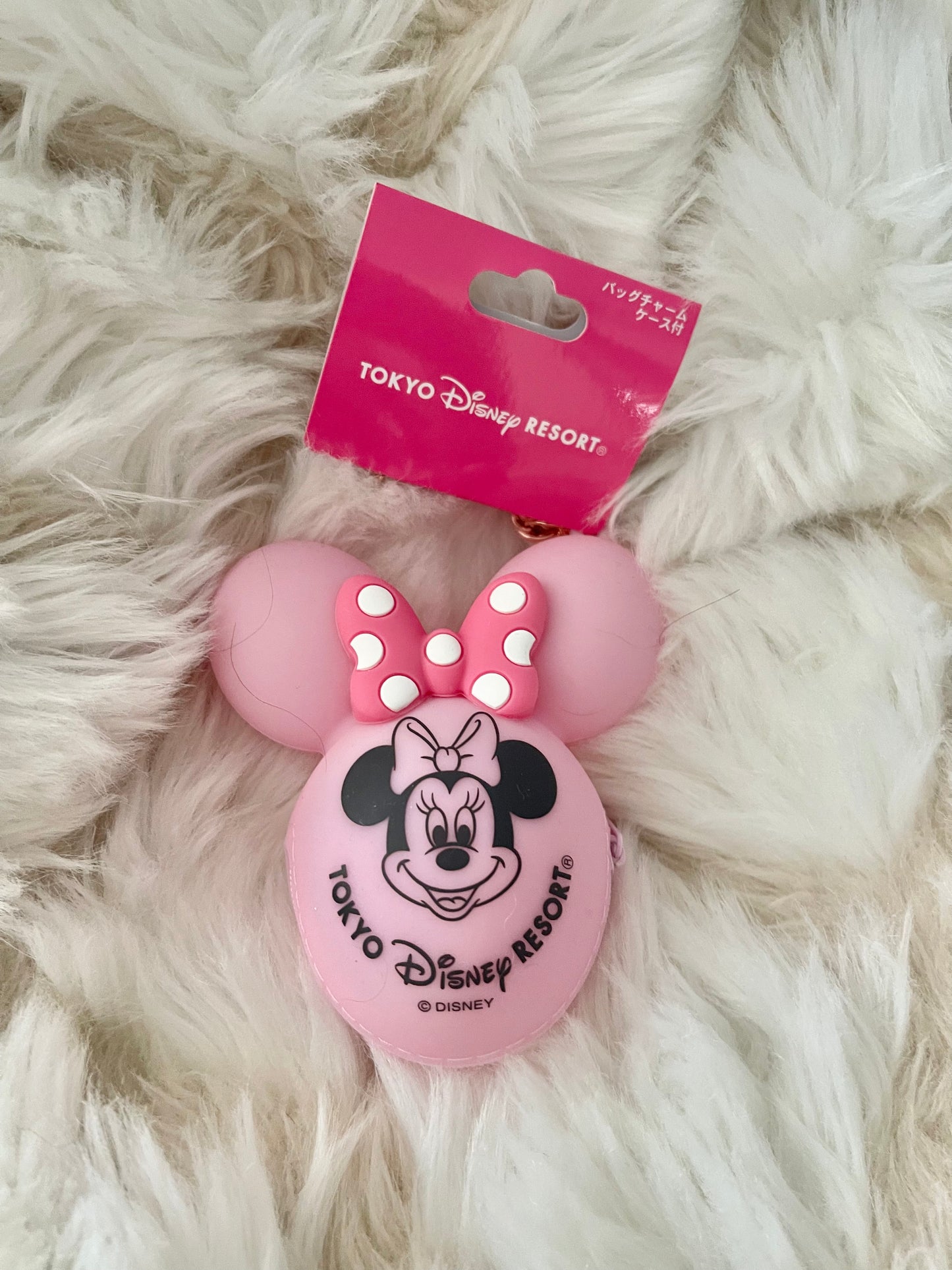 Tokyo Disney totally mini keychain silicone pouch