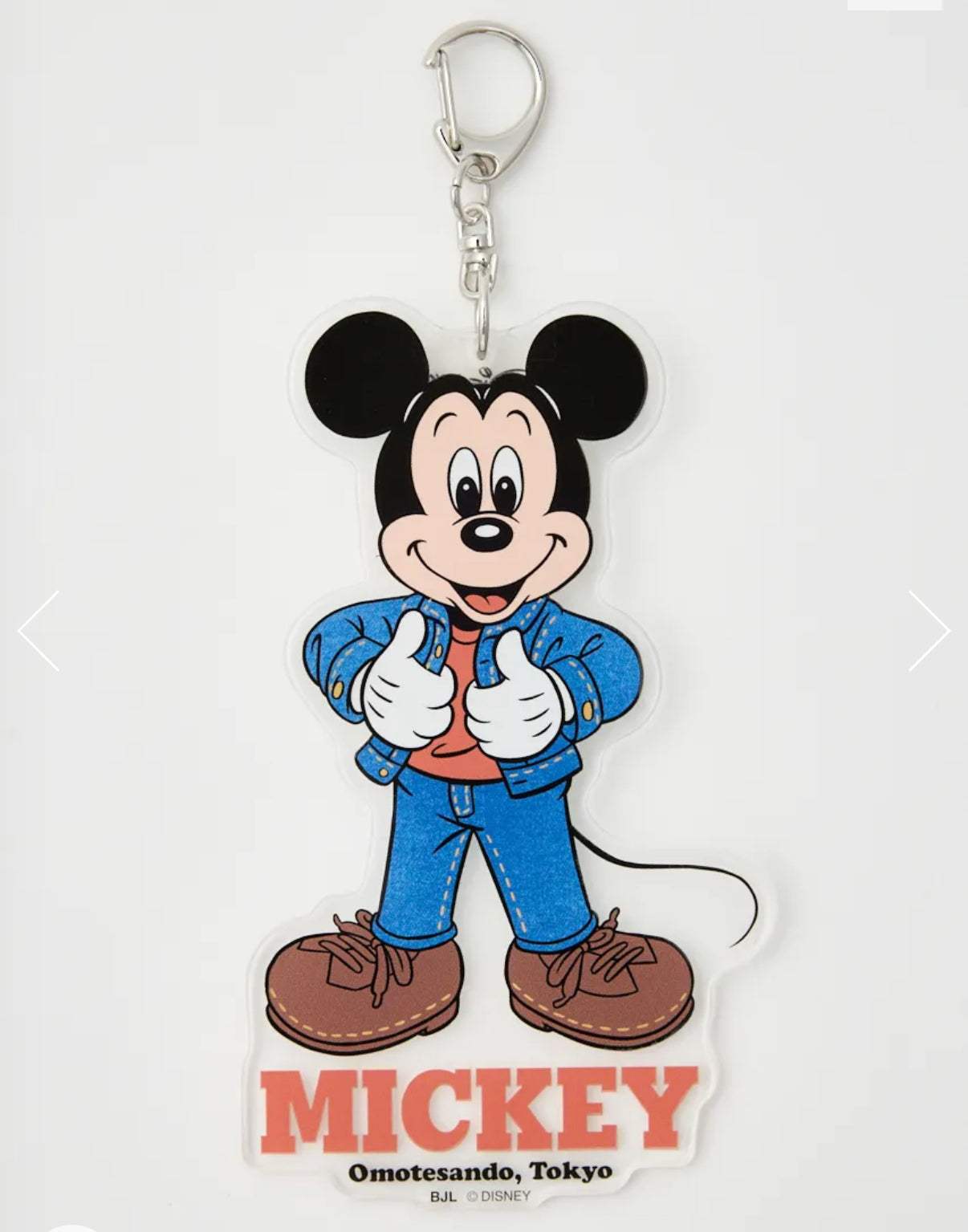 2/4 release Disney by MUS Moussy Omotesando exclusive keychain