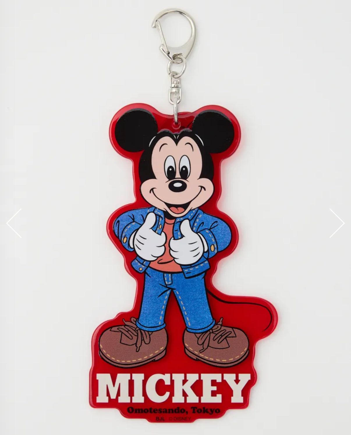 2/4 release Disney by MUS Moussy Omotesando exclusive keychain