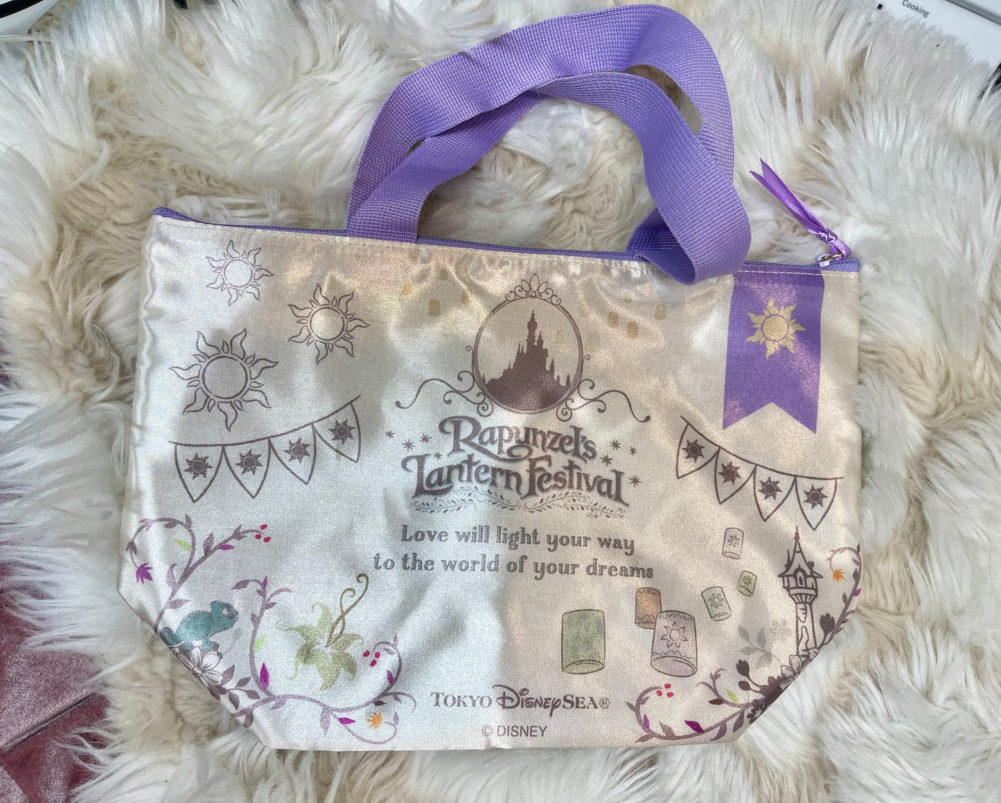 Tokyo Disney sea Rapunzel’s lantern festival souvenir lunch bag