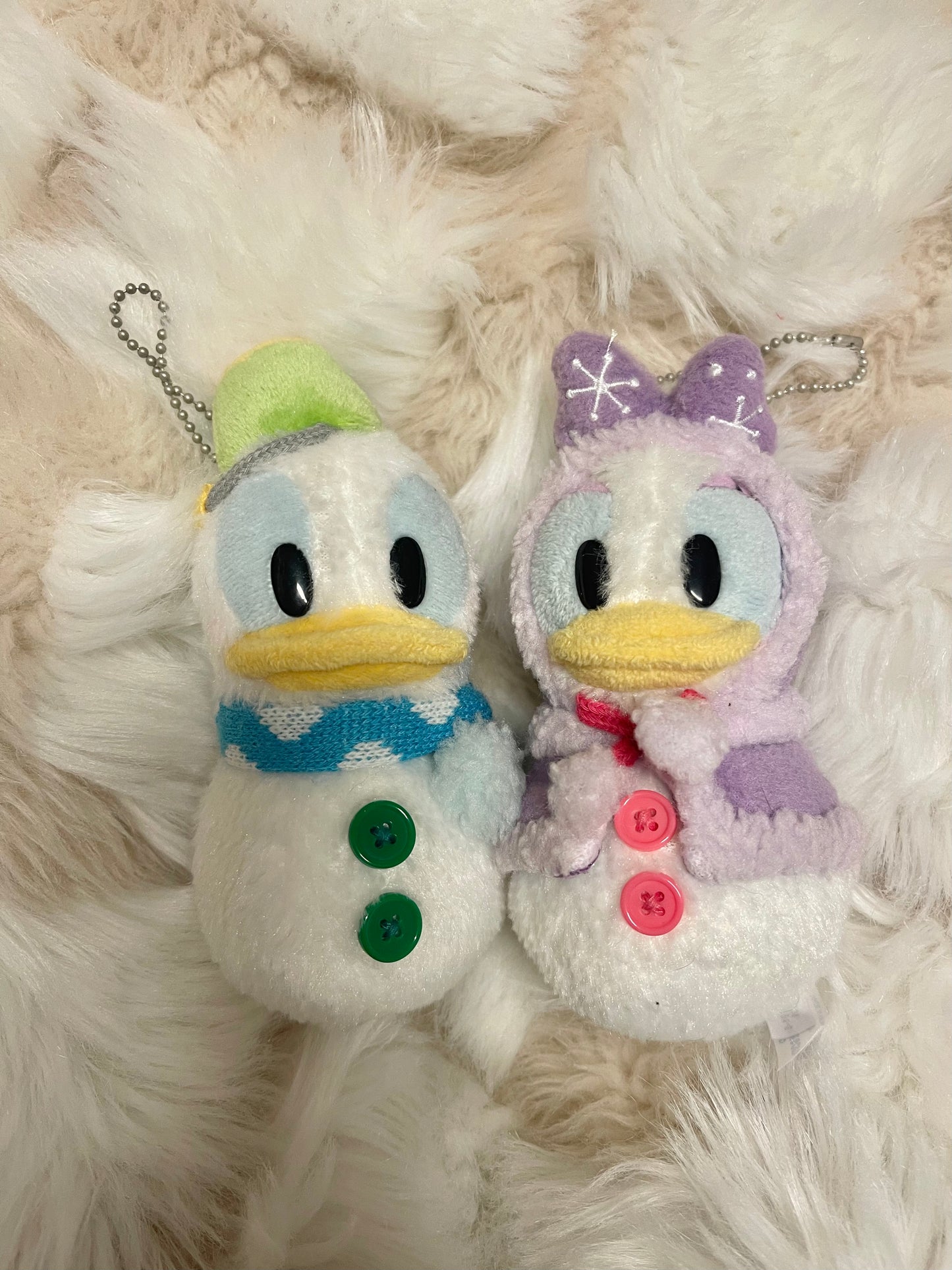 Tokyo Disney Christmas snowman keychain plush