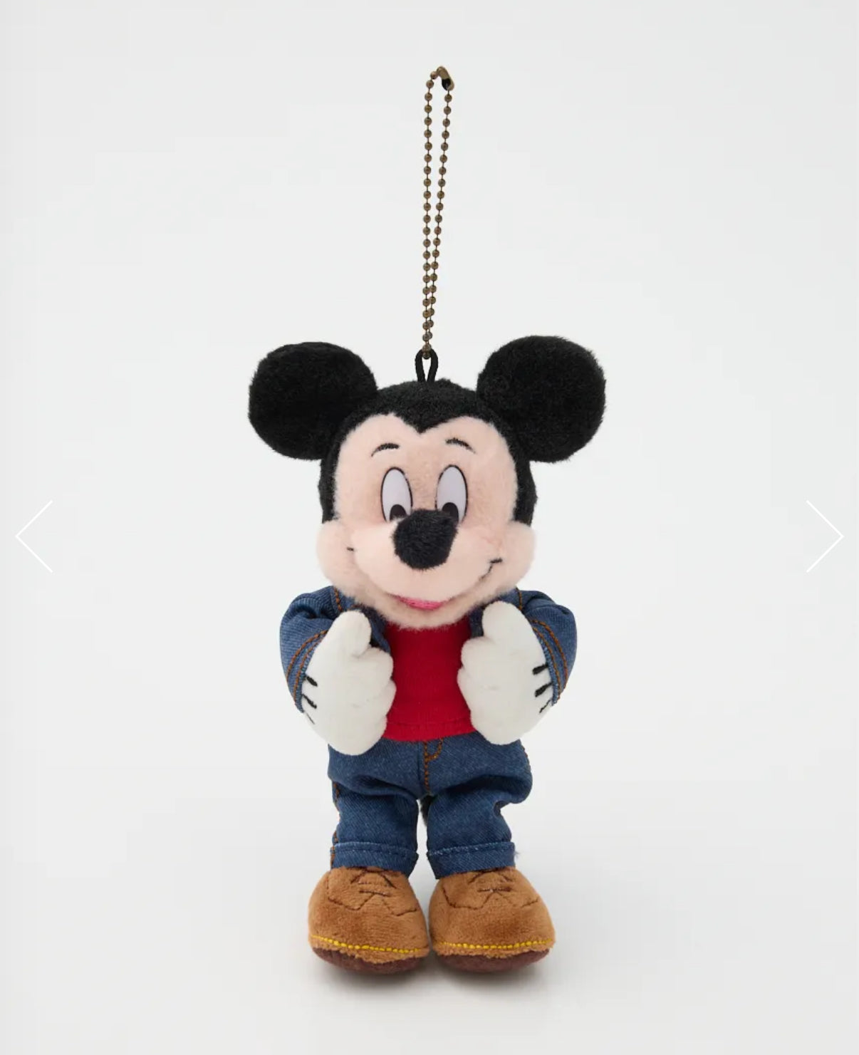 2/4 release Disney by MUS Moussy Omotesando Mickey exclusive plush keychain