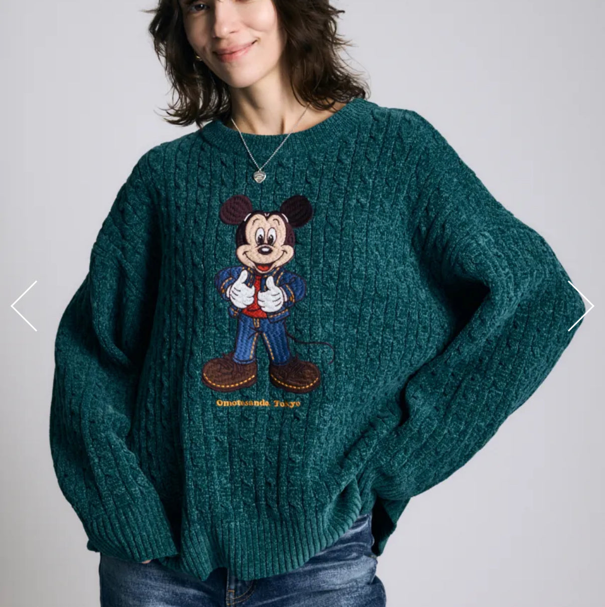 2/4 release Disney by MUS moussy Omotesando exclusive Mickey sweater One Size