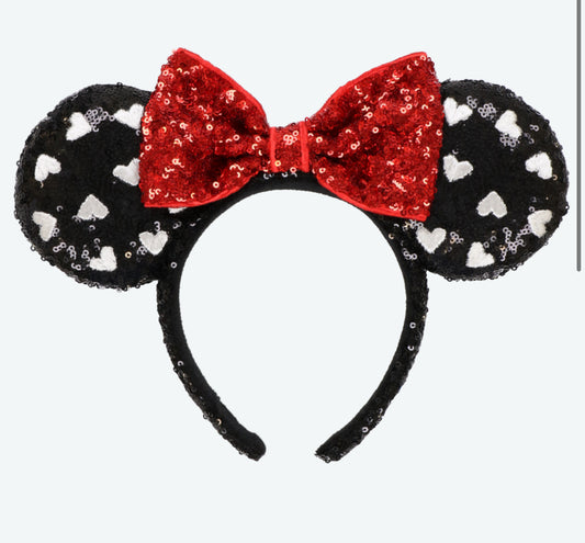 Disney sequin heart headband