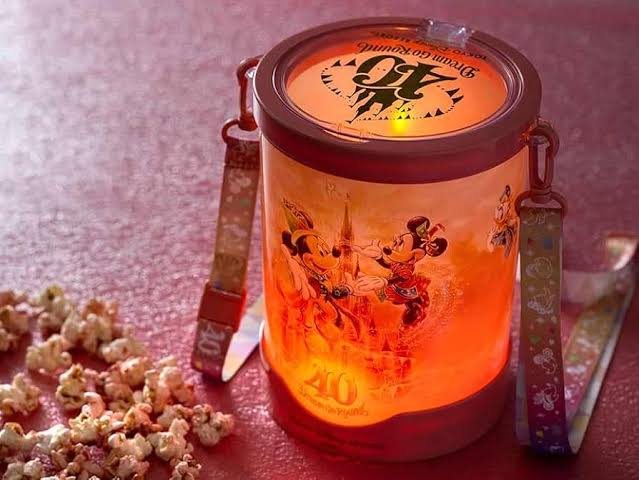 Tokyo Disneyland 40th anniversary Light up popcorn bucket