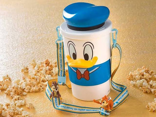 Tokyo Disney Donald Duck extendable popcorn bucket
