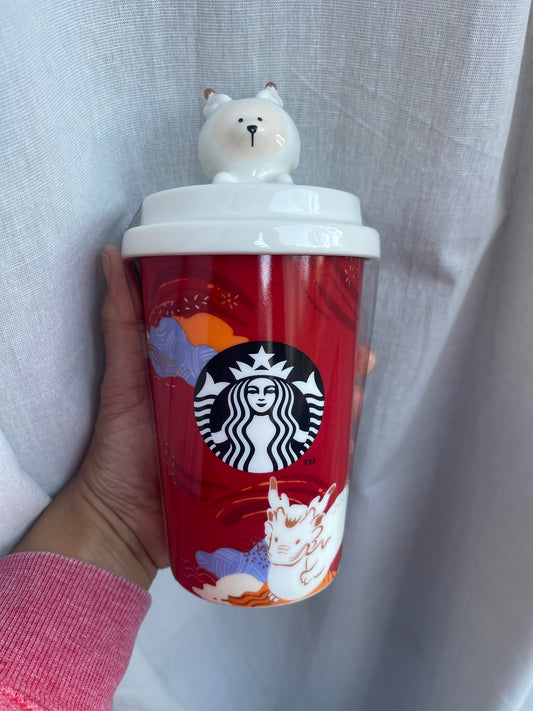 Starbucks Japan year of the dragon ceramic Tumbler mug