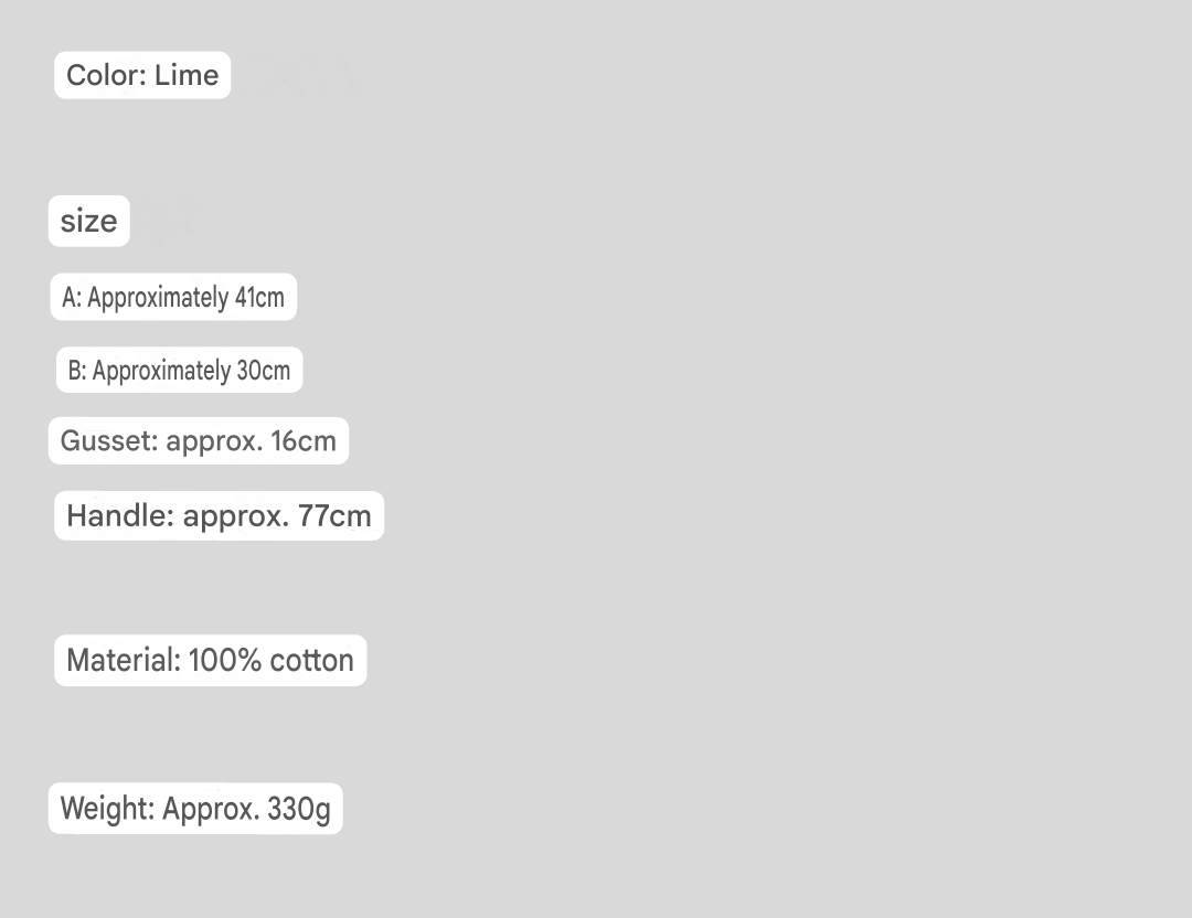 WCJ Lime Mickey Face Shoulder Bag