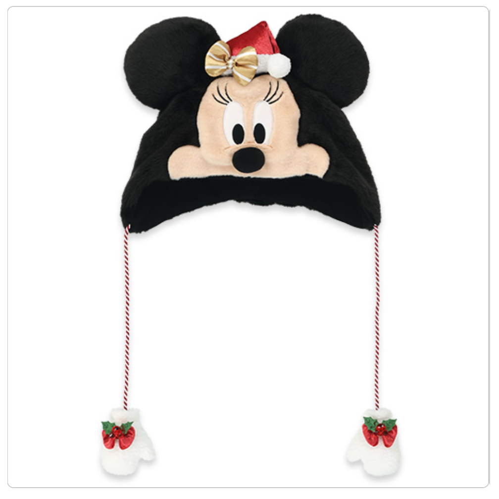2025 Tokyo Disney Christmas Mickey and Minnie beanie