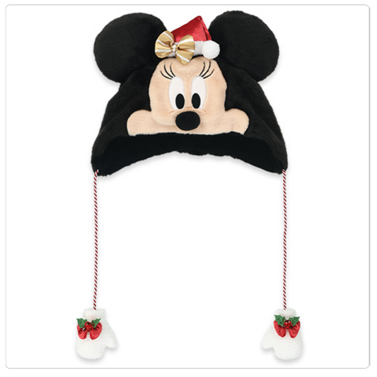 2025 Tokyo Disney Christmas Mickey and Minnie beanie