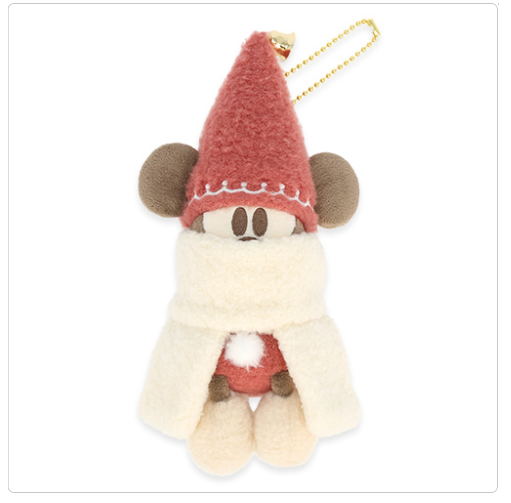 2025 Tokyo Disney Christmas Keychain badge plush