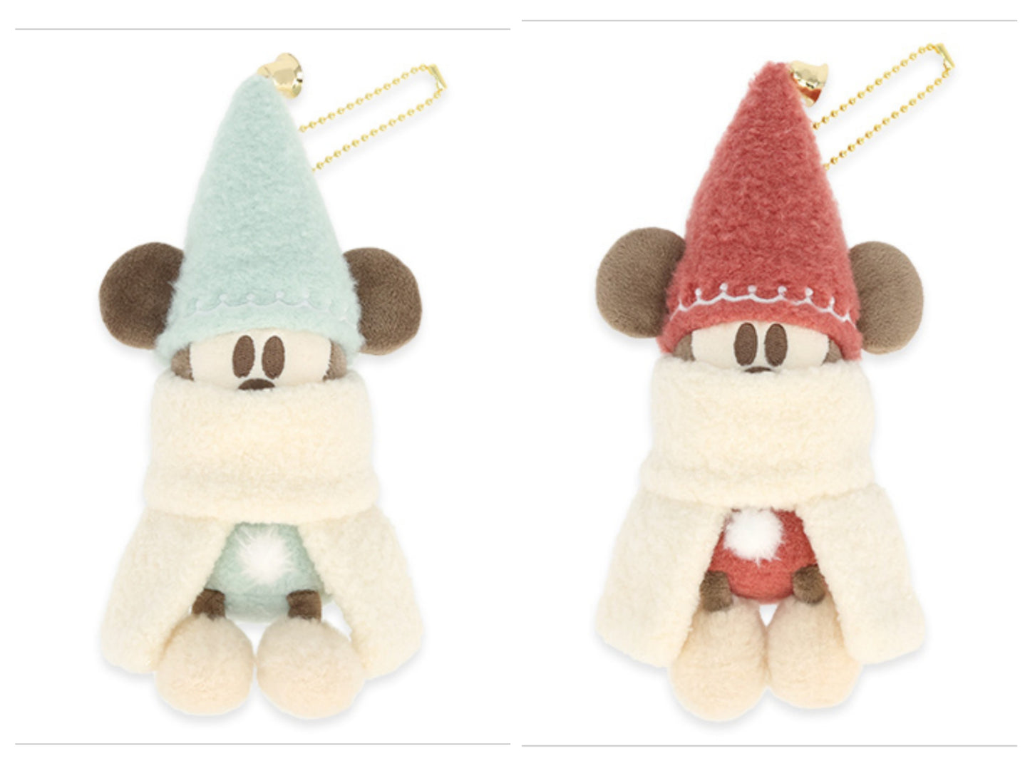 2025 Tokyo Disney Christmas Keychain badge plush