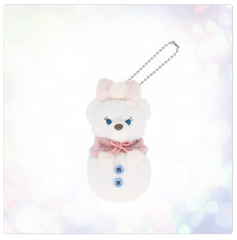 2025 Tokyo Disney Christmas Duffy and friends badge plush