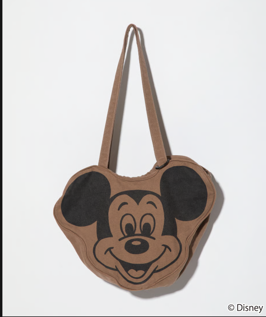 WCJ Lime Mickey Face Shoulder Bag