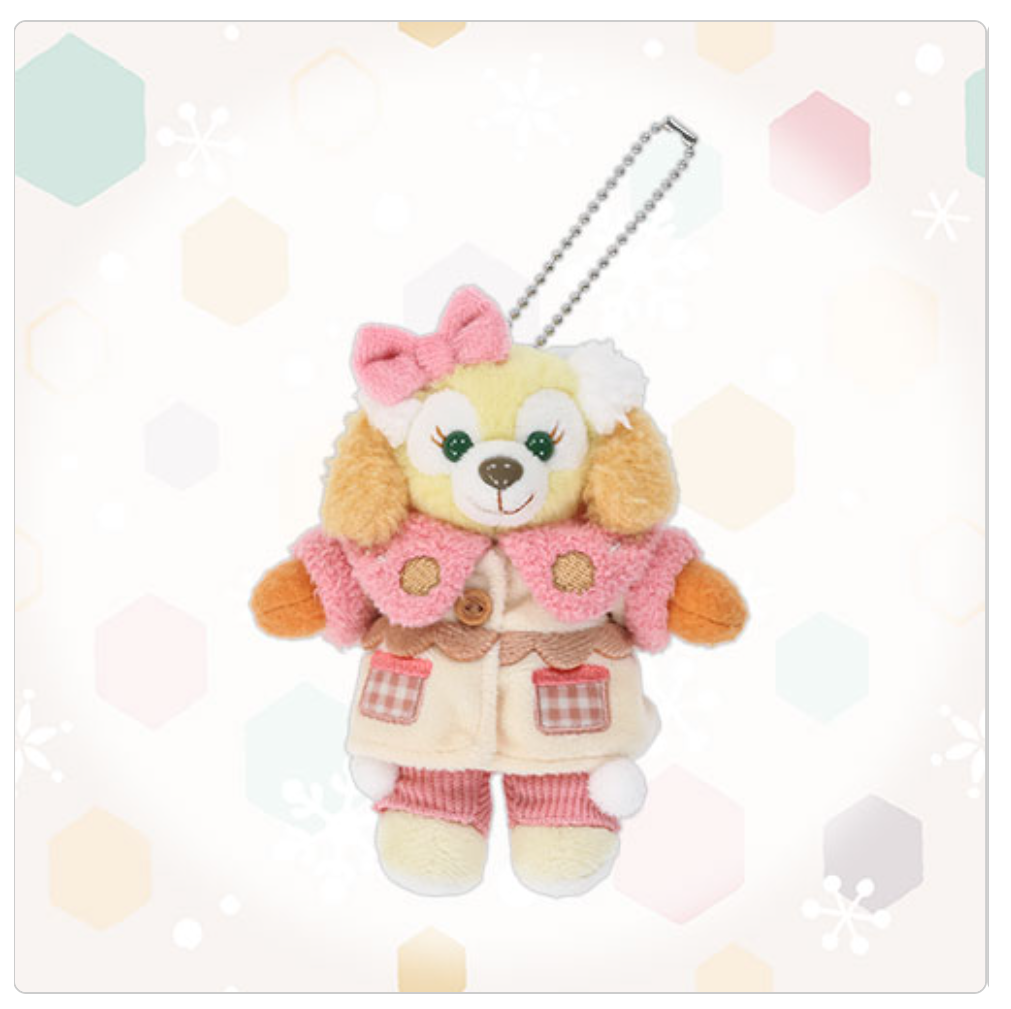 2025 Tokyo Disney Christmas Duffy and friends badge plush