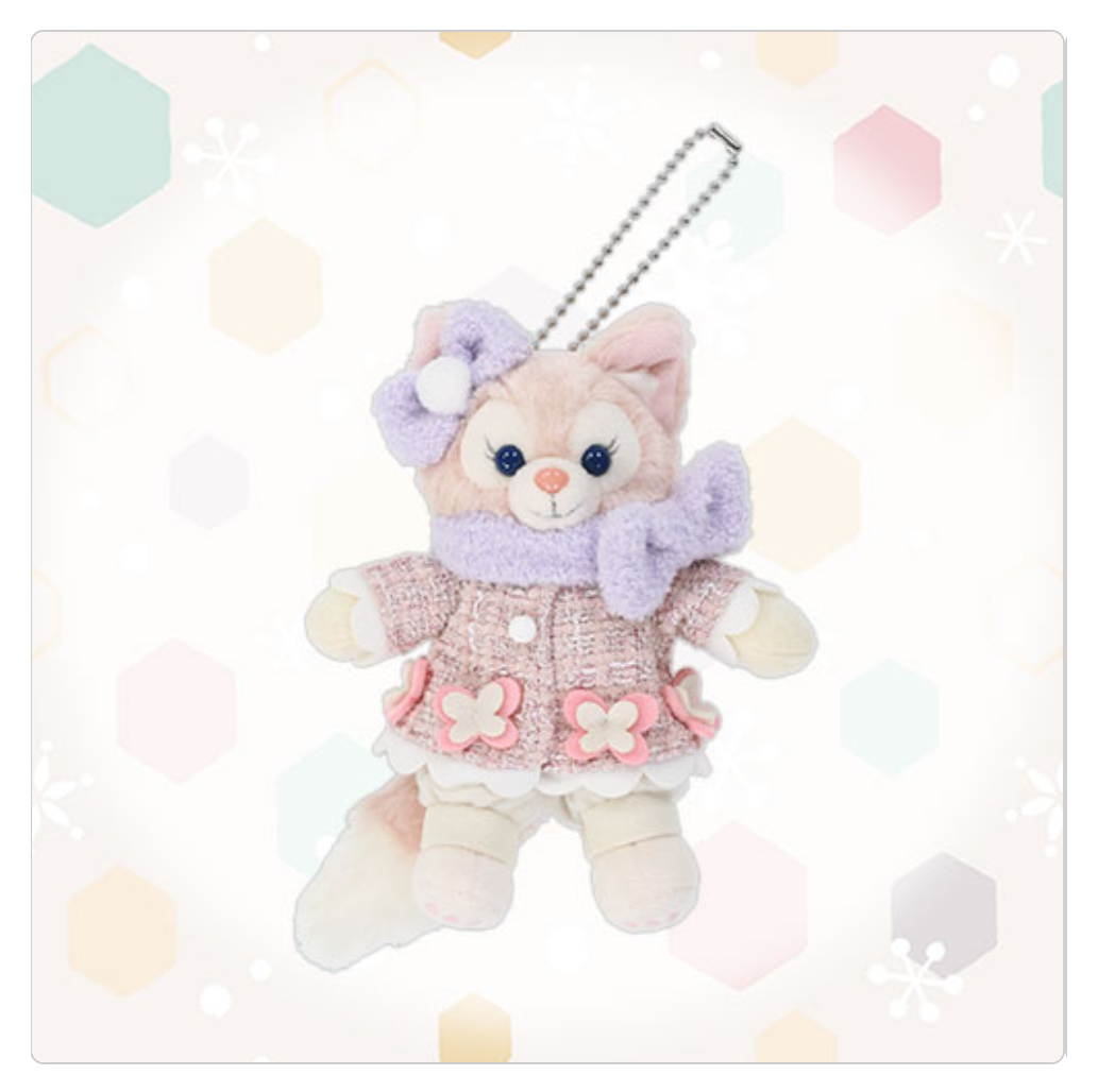 2025 Tokyo Disney Christmas Duffy and friends badge plush