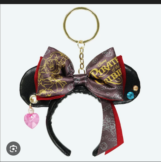 Tokyo Disneyland Pirates of the Caribbean headband keychain Shipping Included