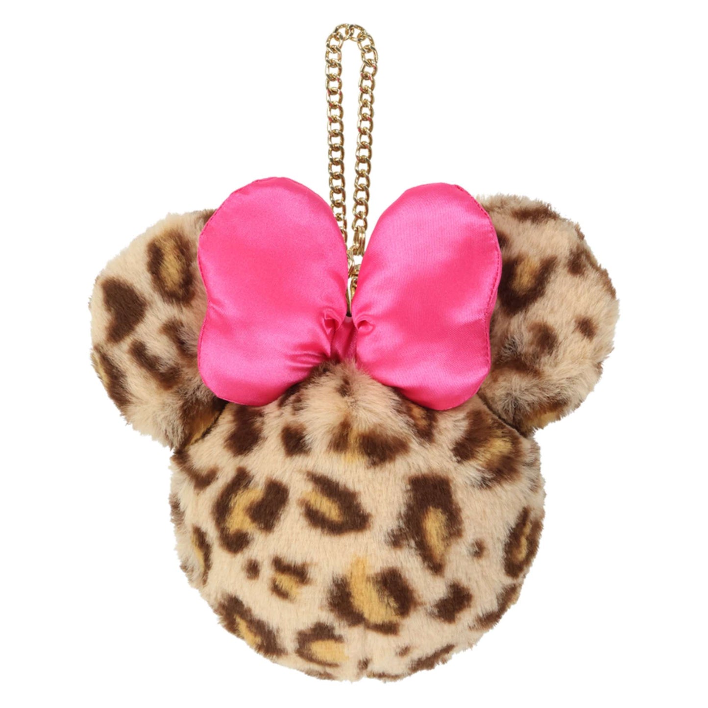Tokyo Disneyland Minnie Leopard Print zippered pouch keychain Shipping Included