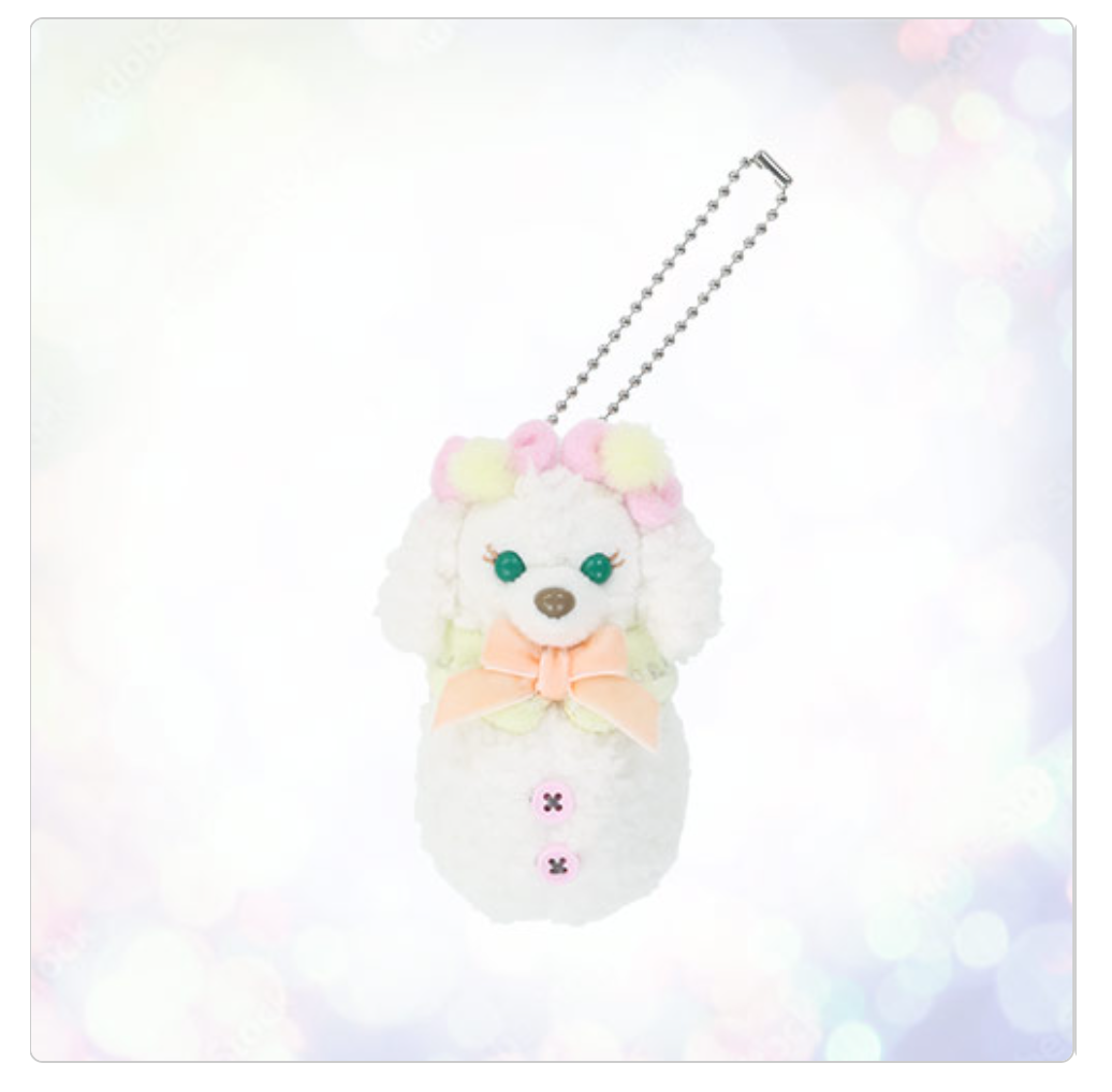 2025 Tokyo Disney Christmas Duffy and friends badge plush