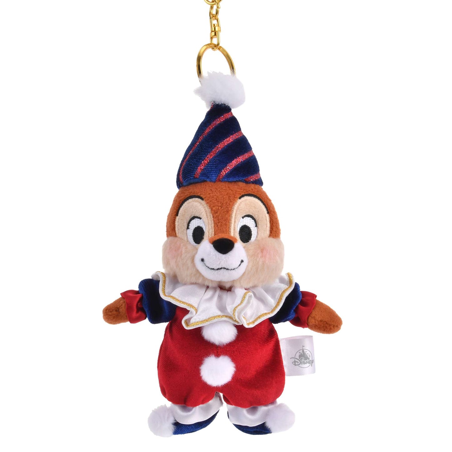 JDS Christmas Pierrot Clown plush keychain