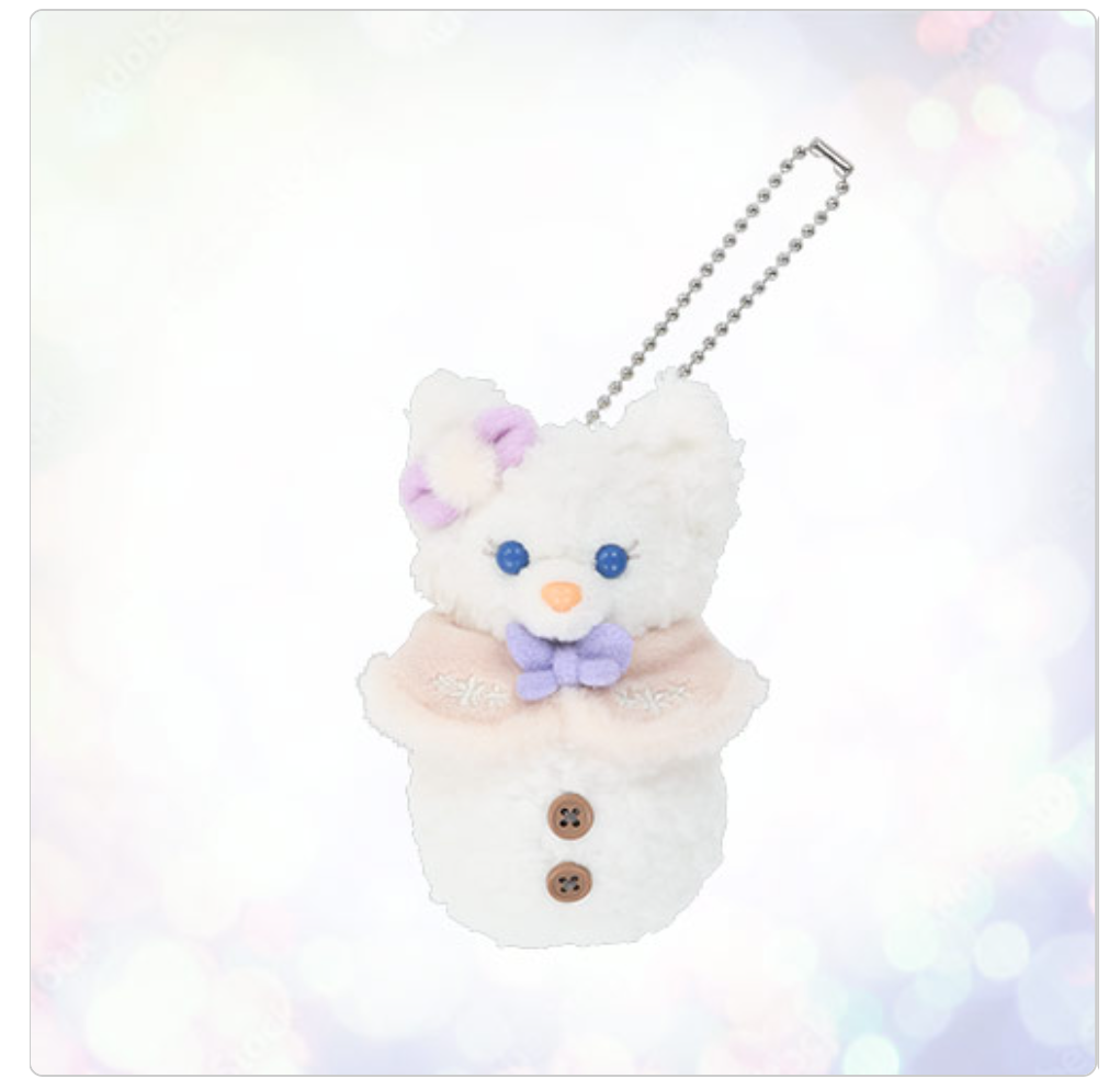 2025 Tokyo Disney Christmas Duffy and friends badge plush