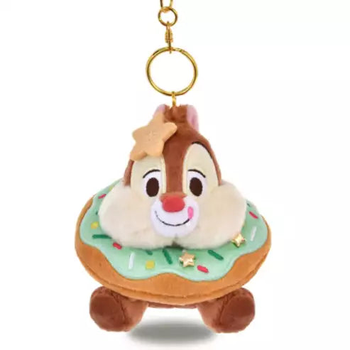 JDS Christmas chip and dale  plush keychain