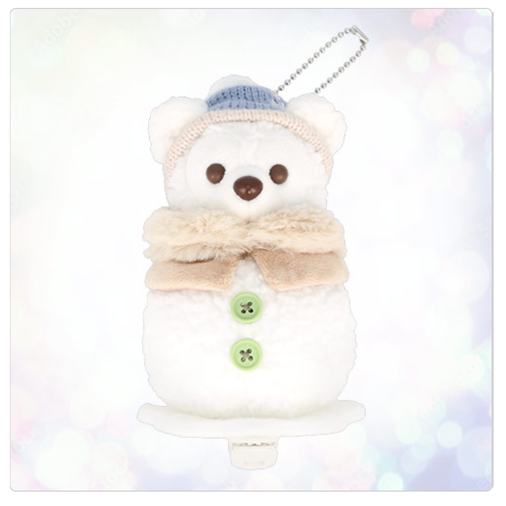 Tokyo Disney Christmas Duffy Snowman Shoulder Buddy
